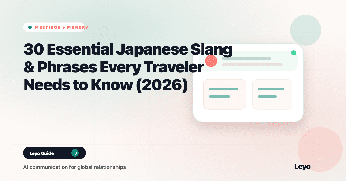 30 Essential Japanese Slang & Phrases Every Traveler Needs to Know (2026)